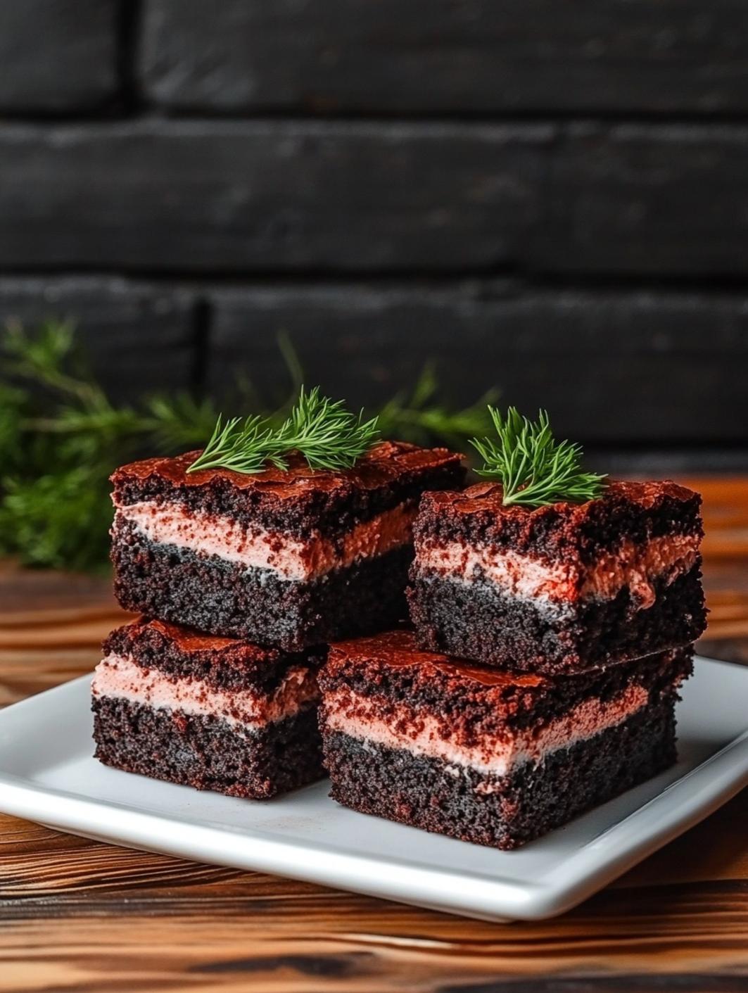 Red Velvet OREO BROWNIES