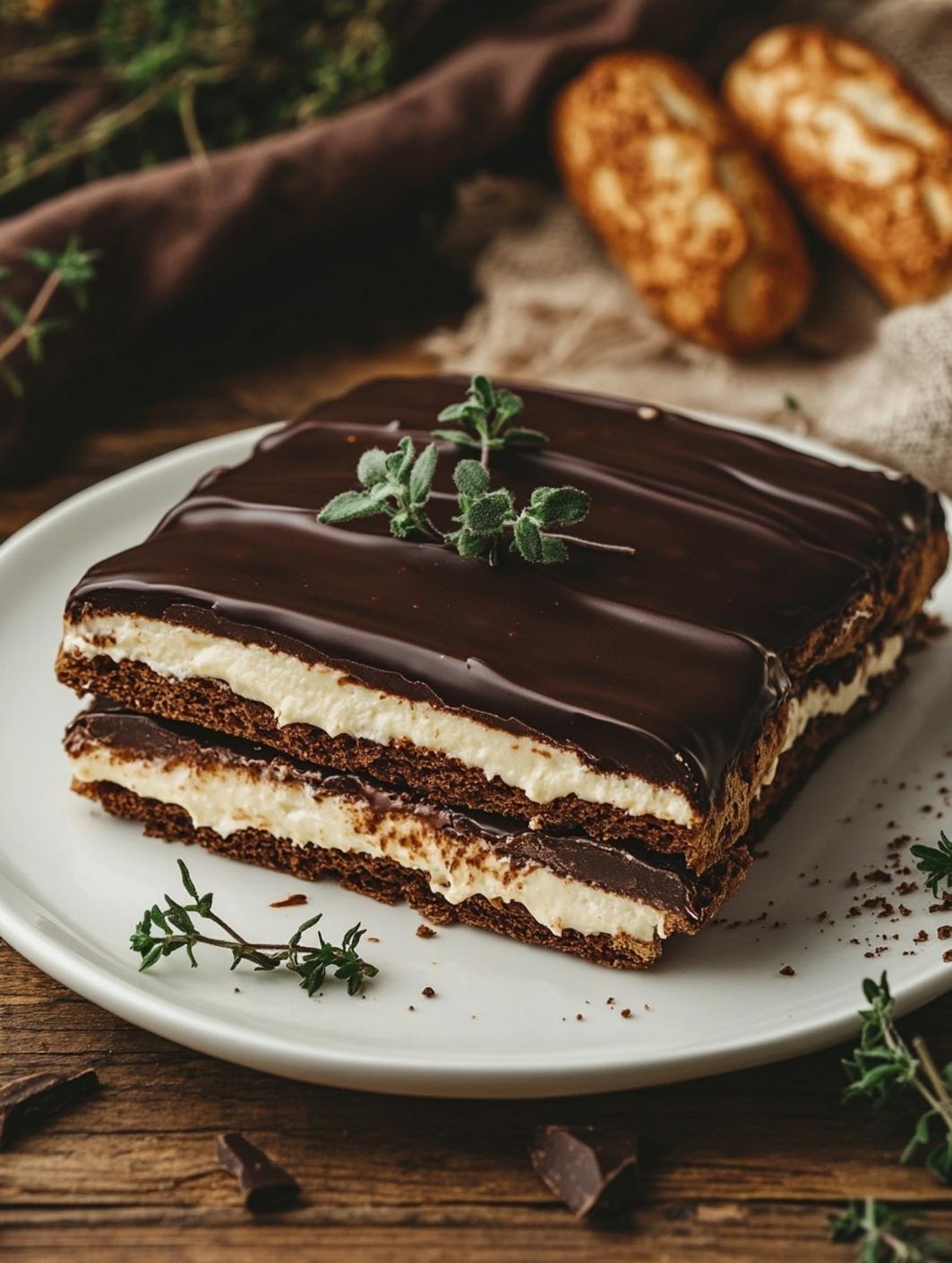 No bake Chocolate Eclair Cake