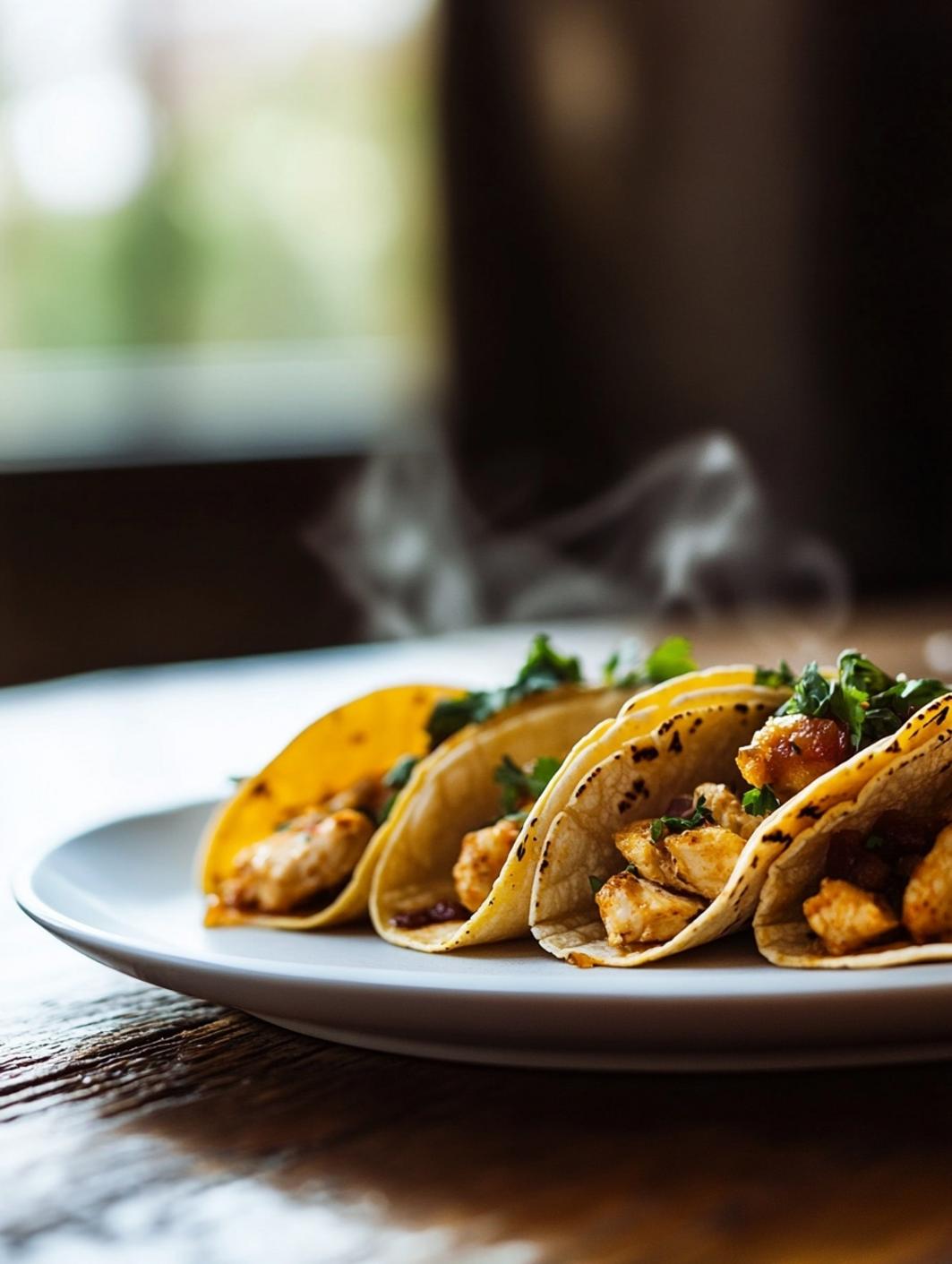 20 Minute Mini Baked Chicken Tacos