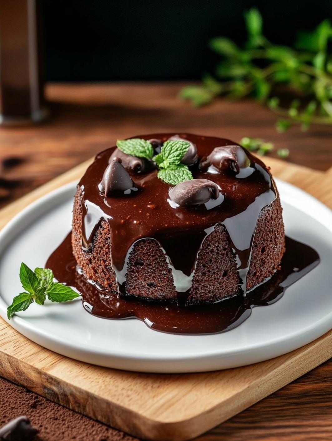 Carnival Cruise Line Warm Melting Chocolate Cake