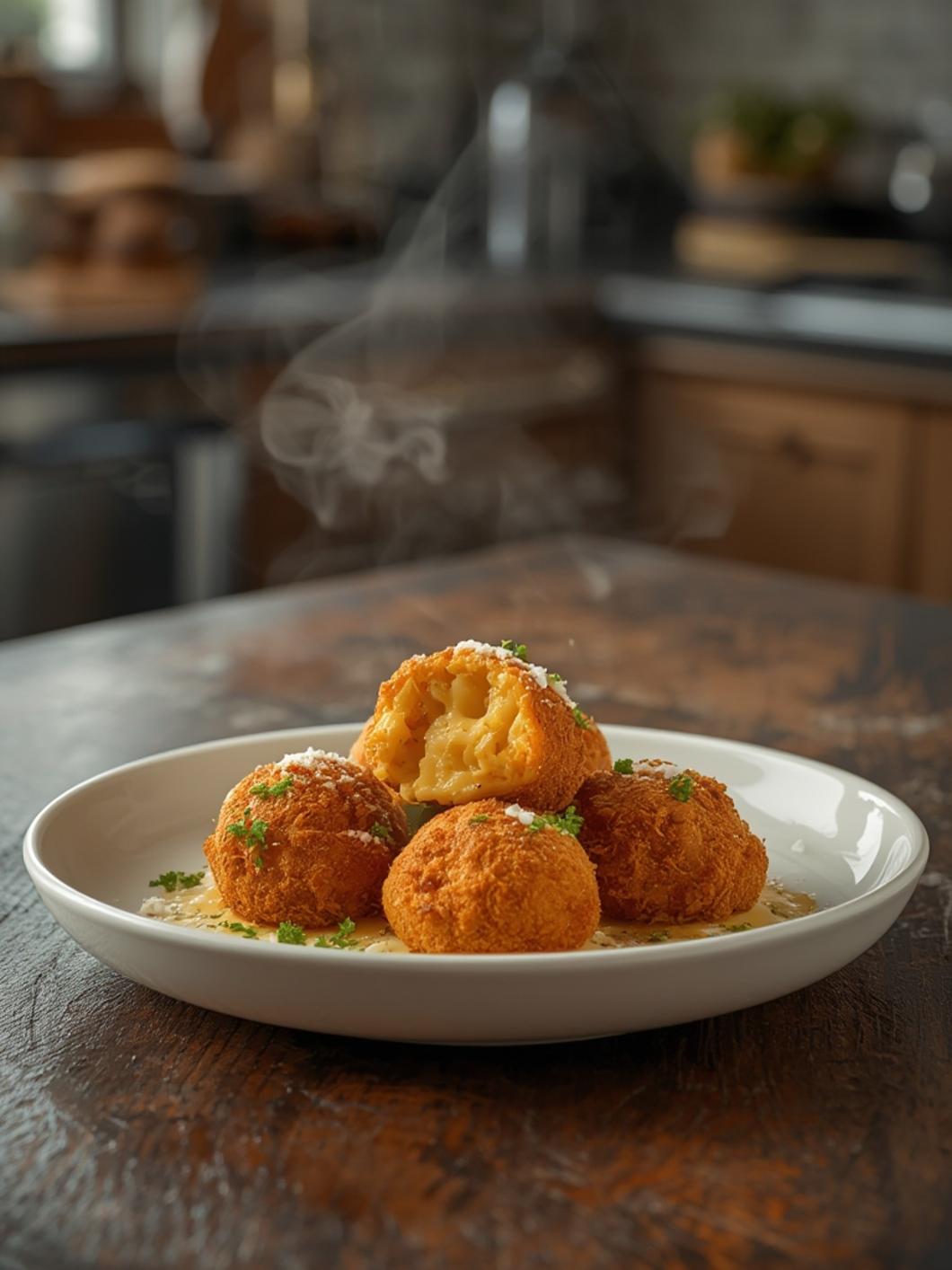 Cheesecake Factory Air Fryer Fried Macaroni and Cheese Balls
