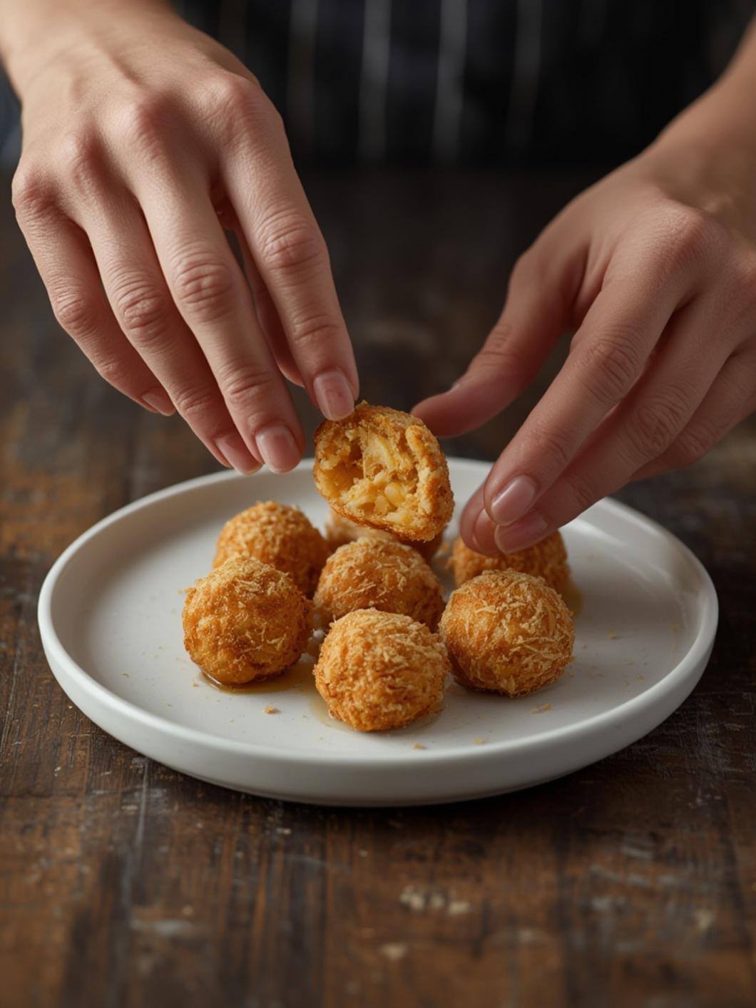 cooking Cheesecake Factory Air Fryer Fried Macaroni and Cheese Balls