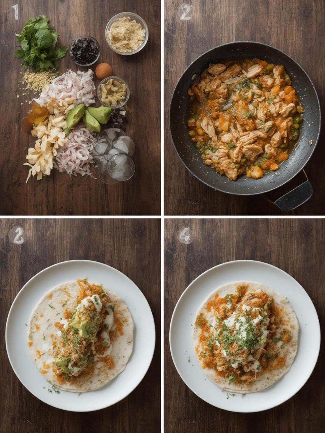 Chicken Avocado Ranch Burritos recipe guide