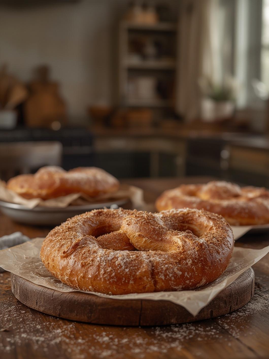 Cinnamon Sugar Soft Pretzels