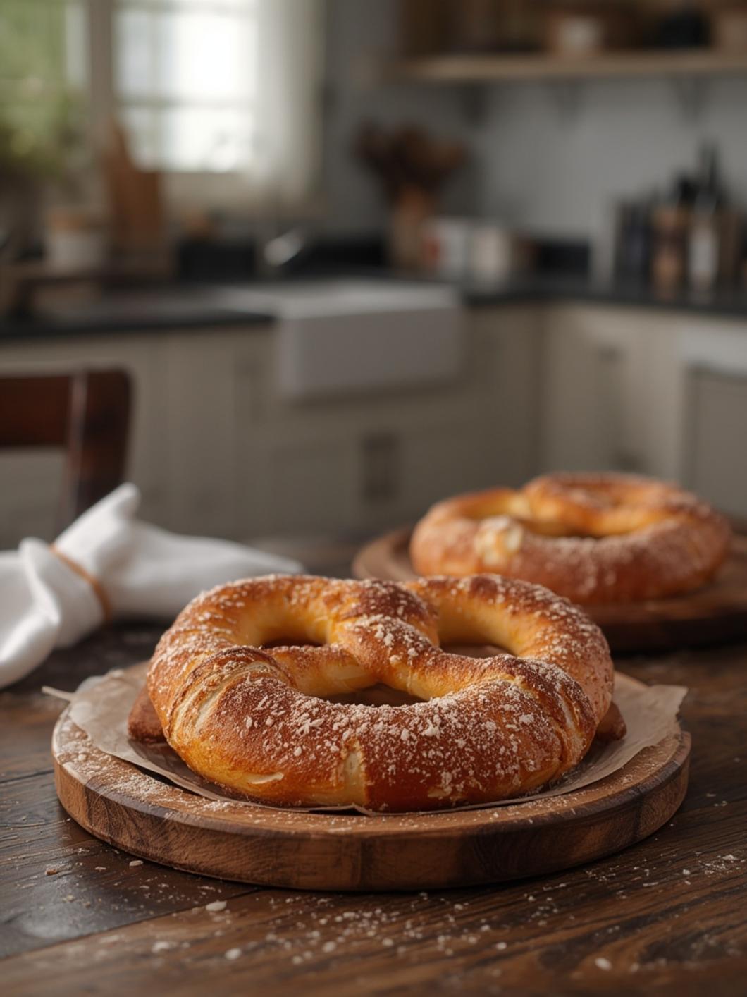 Cinnamon Sugar Soft Pretzels
