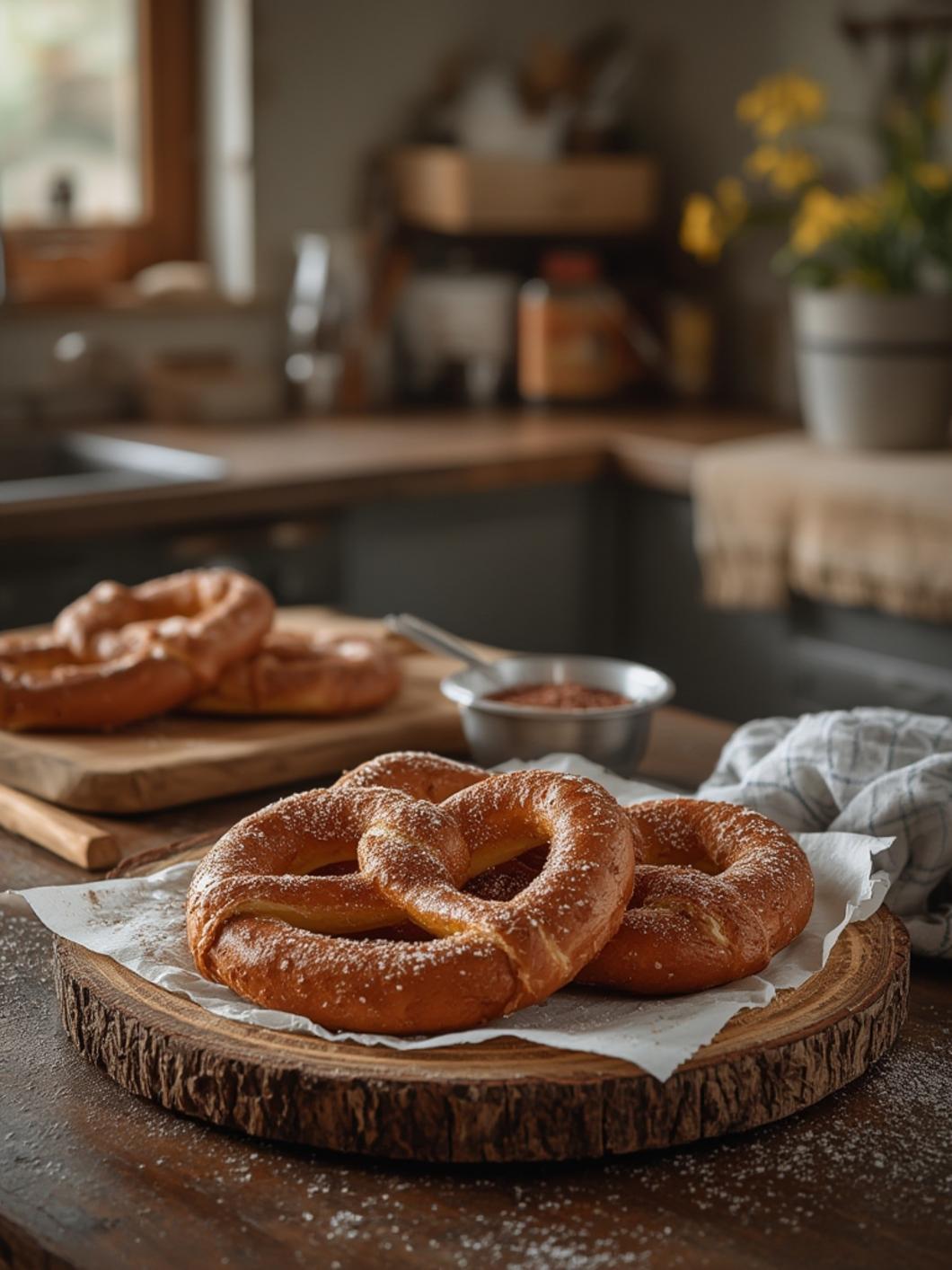 Cinnamon Sugar Soft Pretzels