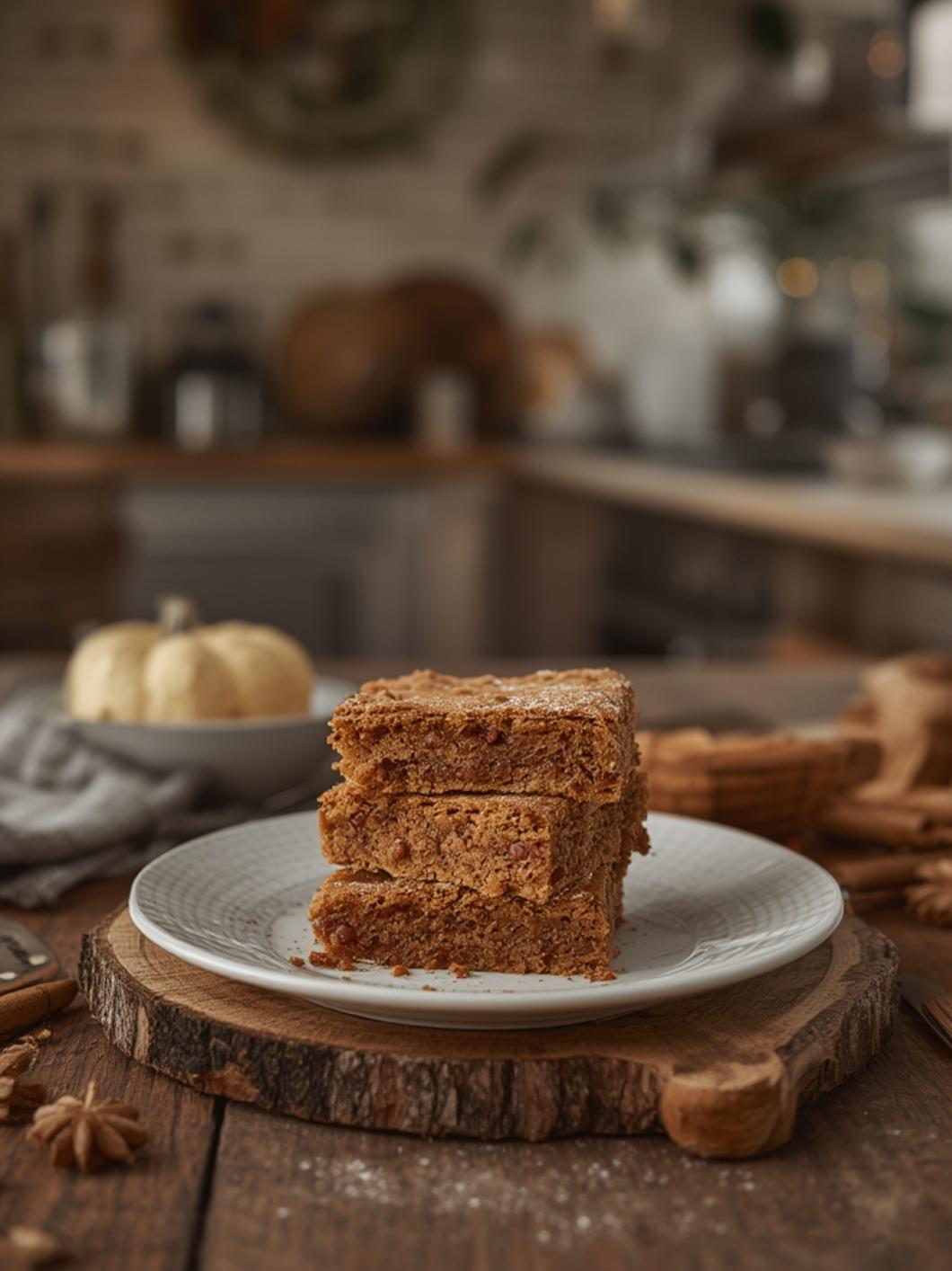 Easy Cinnamon Sugar Blondies Sweet Fall Treat