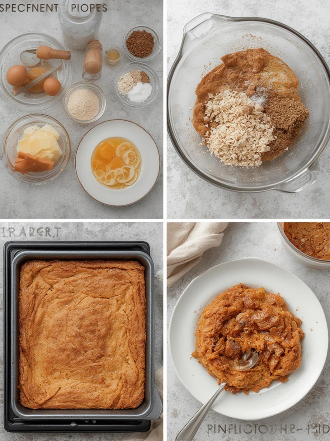 Easy Cinnamon Sugar Blondies Sweet Fall Treat steps