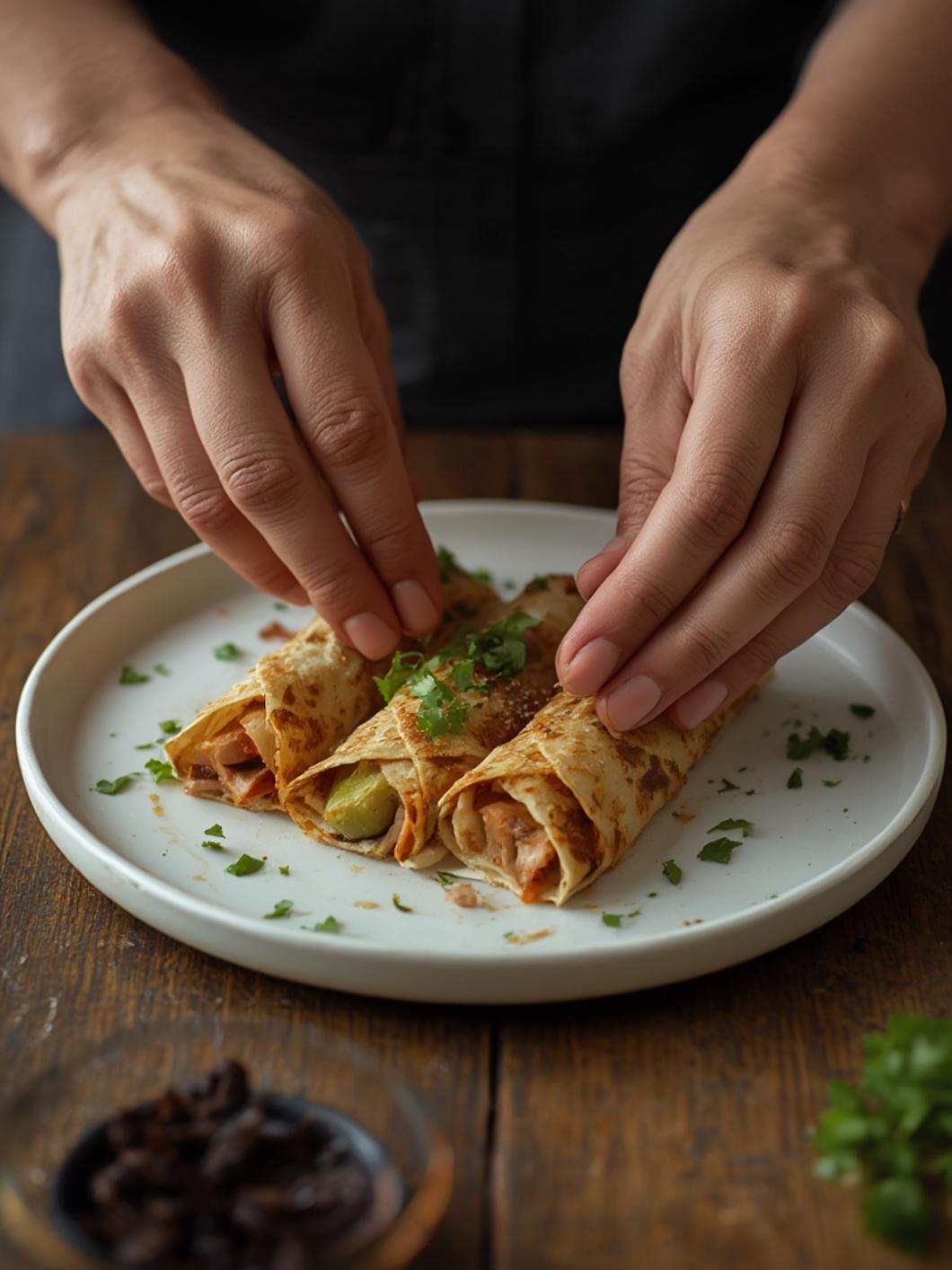 cooking French Dip Tortilla Roll Ups