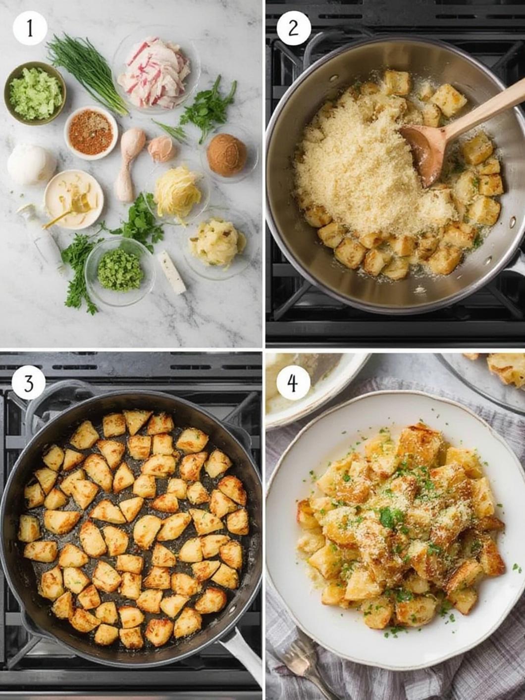 cooking Garlic Parmesan Potato Wedges: Easy Baked Comfort Food Side Dish mistakes