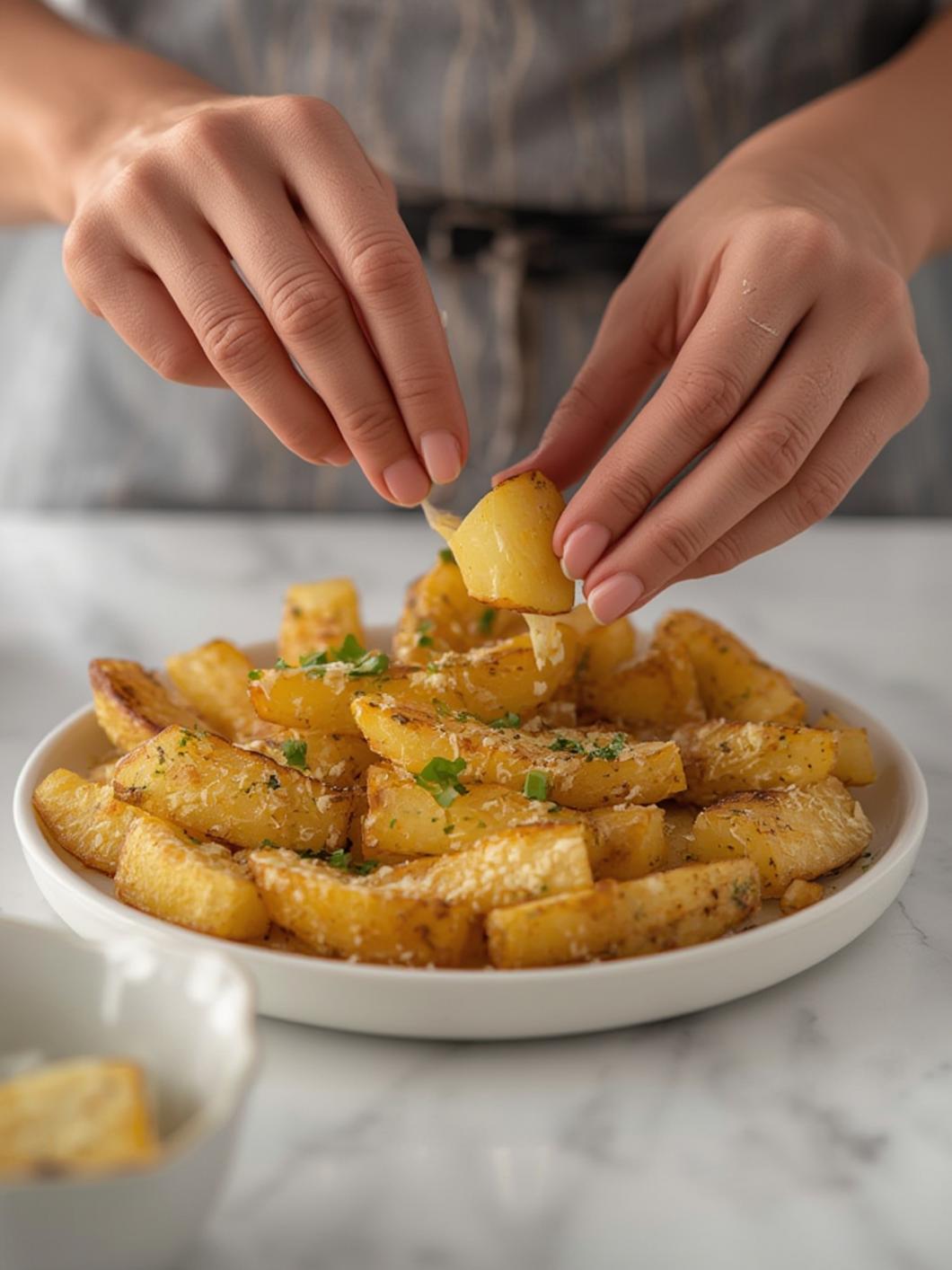 Cooking Garlic Parmesan Potato Wedges: Easy Baked Comfort Food Side Dish