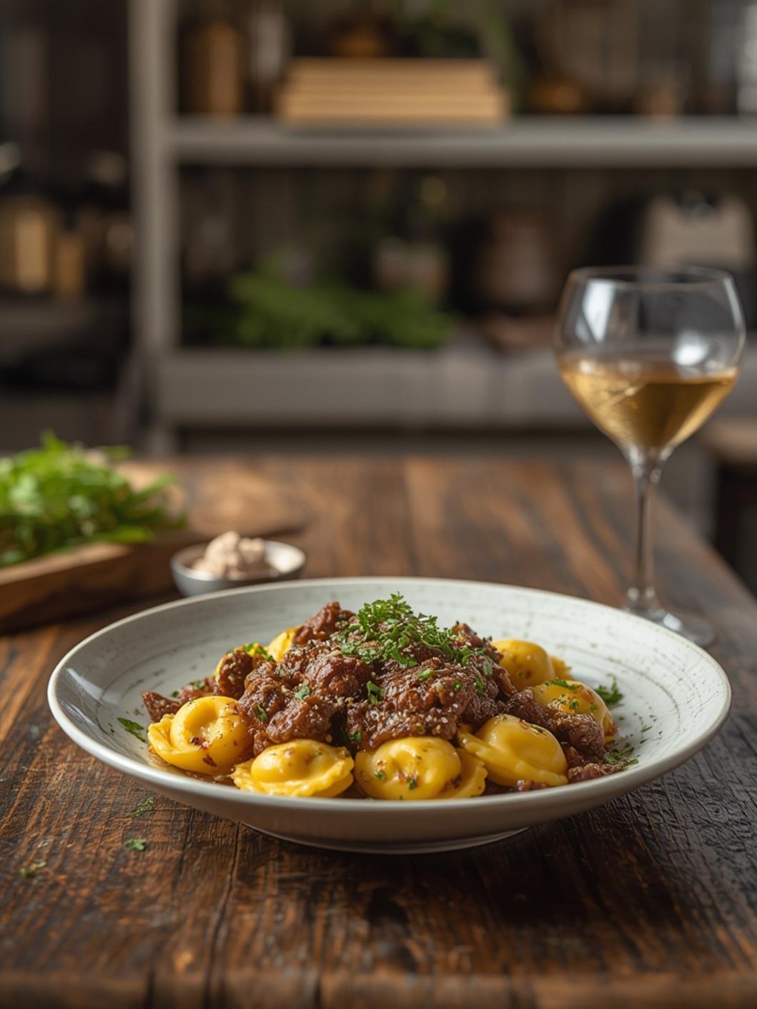 Garlic Steak Tortellini