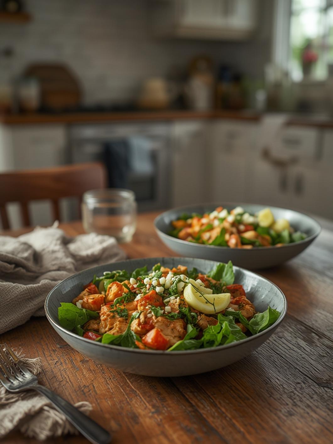Greek Chicken Bowls: Easy Clean Eating Meal Prep