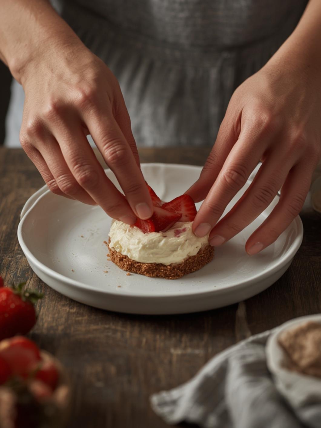 cooking Healthy No-Bake Strawberry Cheesecake Protein