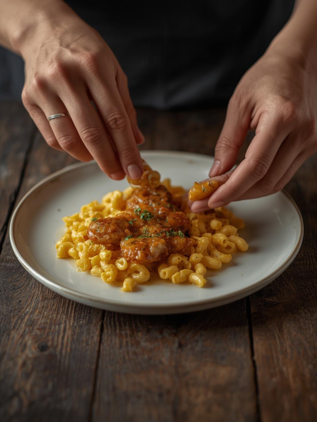 High-Protein Honey Garlic Butter Chicken with Mac & Cheese recipe guide