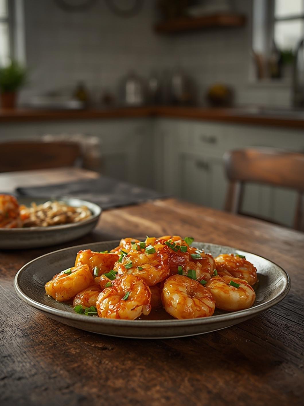 High-Protein Honey Garlic Shrimp