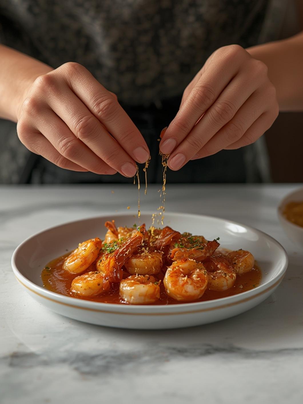cooking High-Protein Honey Garlic Shrimp
