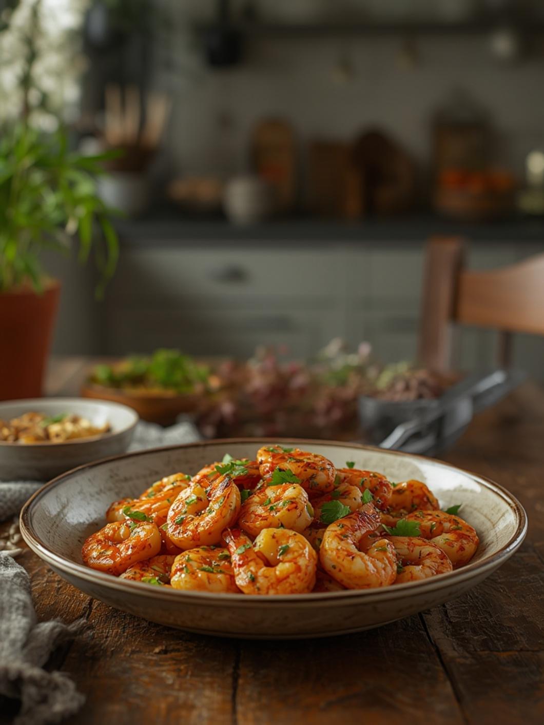 High-Protein Honey Garlic Shrimp