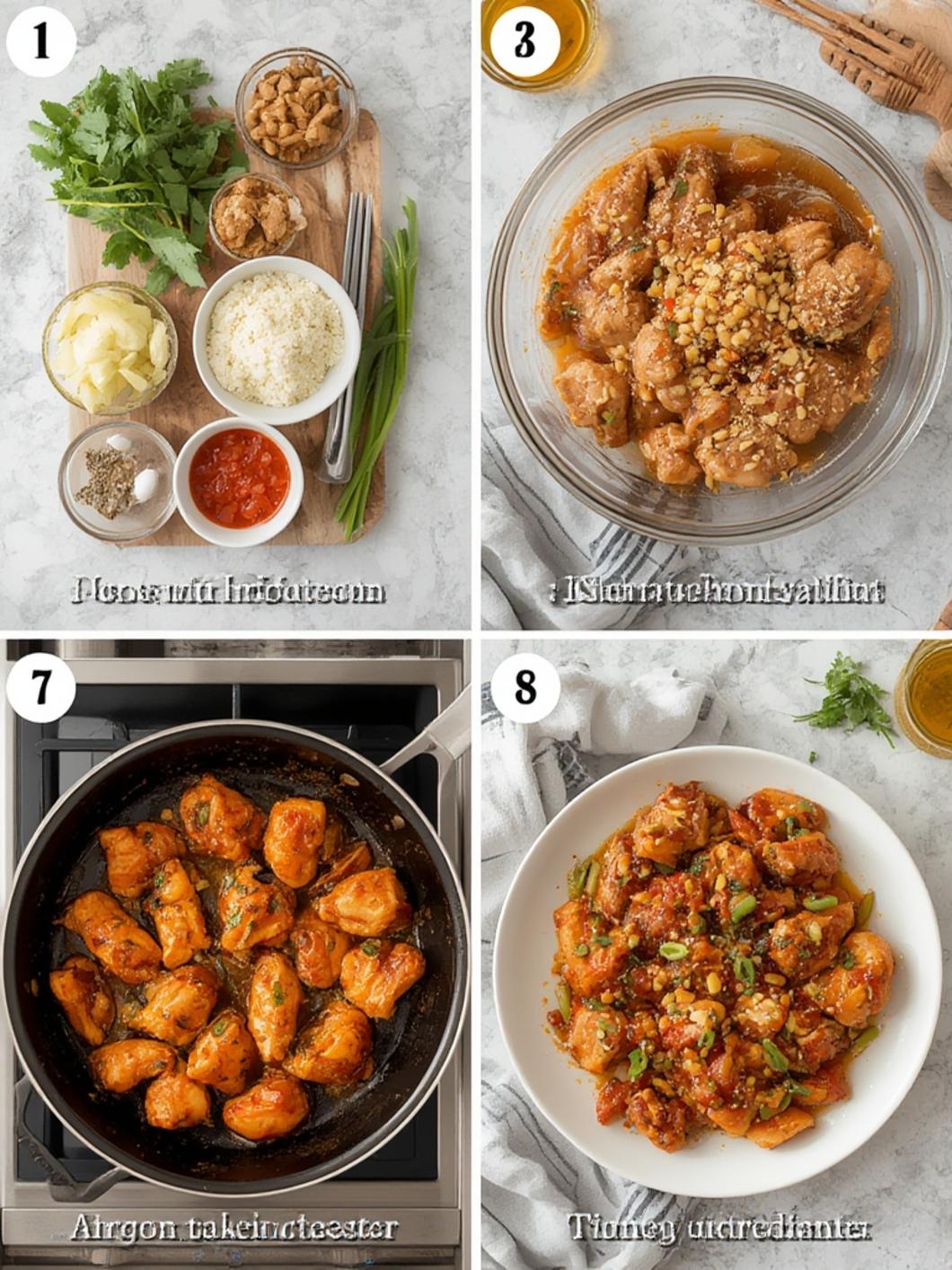 Honey Garlic Chicken Better Than Takeout process