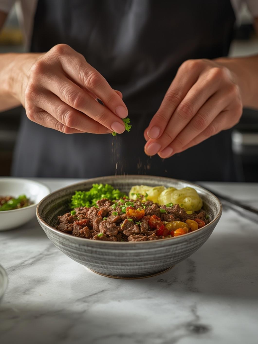 Cooking Korean Ground Beef Bowl