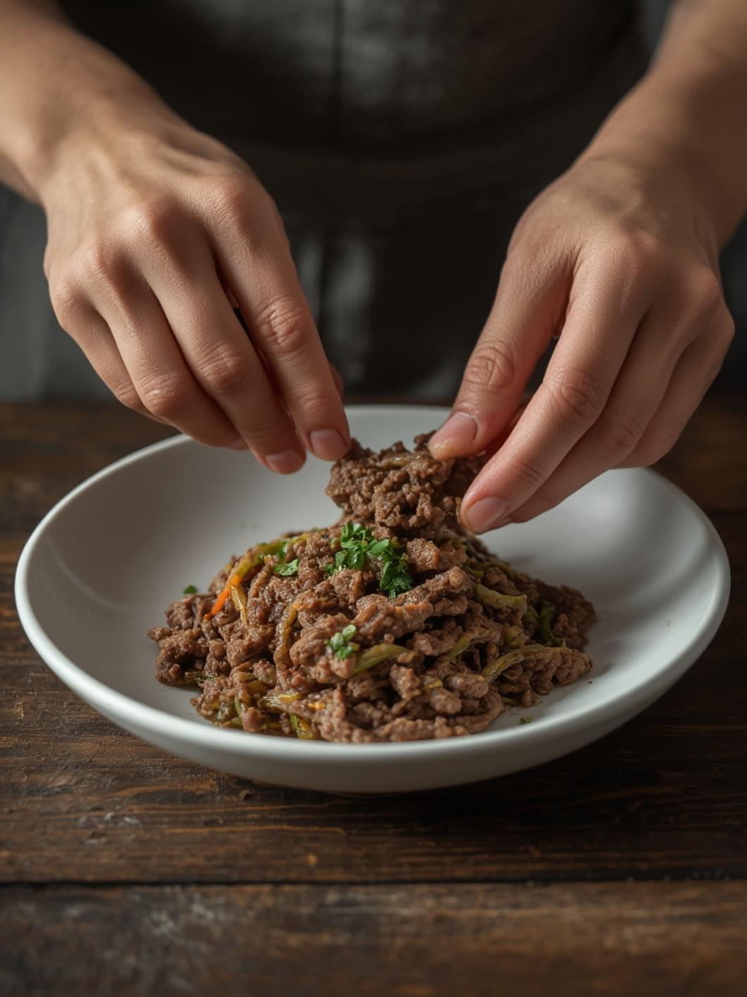 cooking Korean Ground Beef Bowl