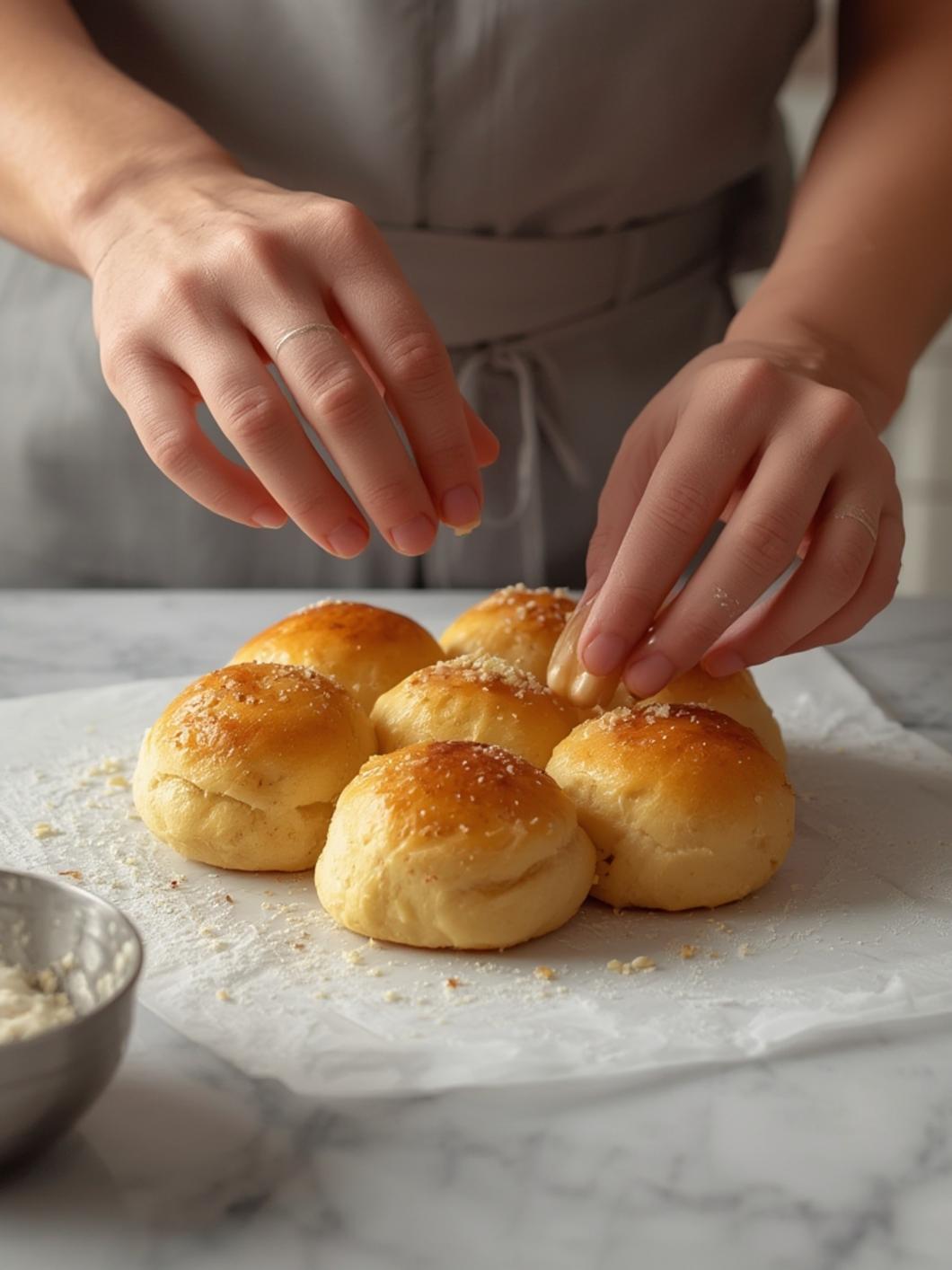 cooking Old Fashioned Yeast Rolls