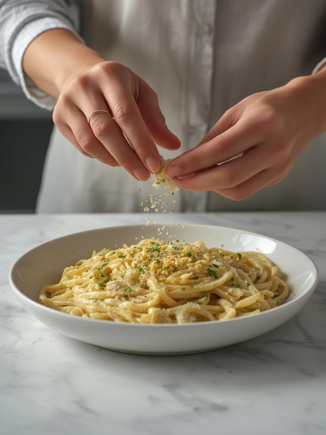 cooking One Pot Creamy Garlic Pasta