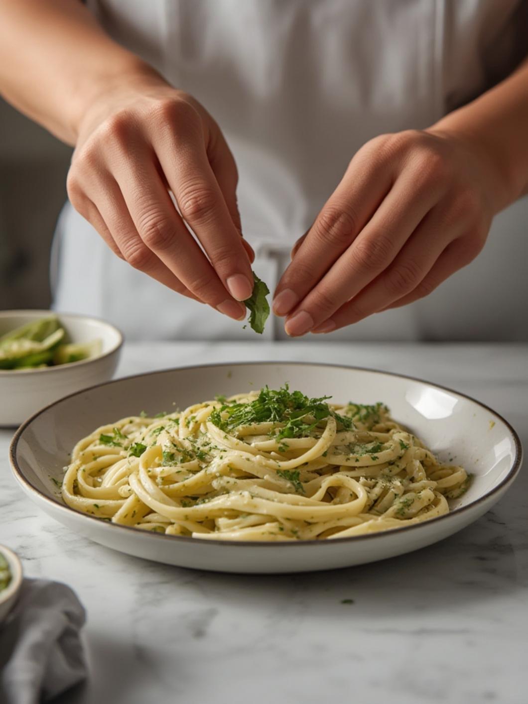 cooking One Pot Creamy Pesto Sauce Pasta