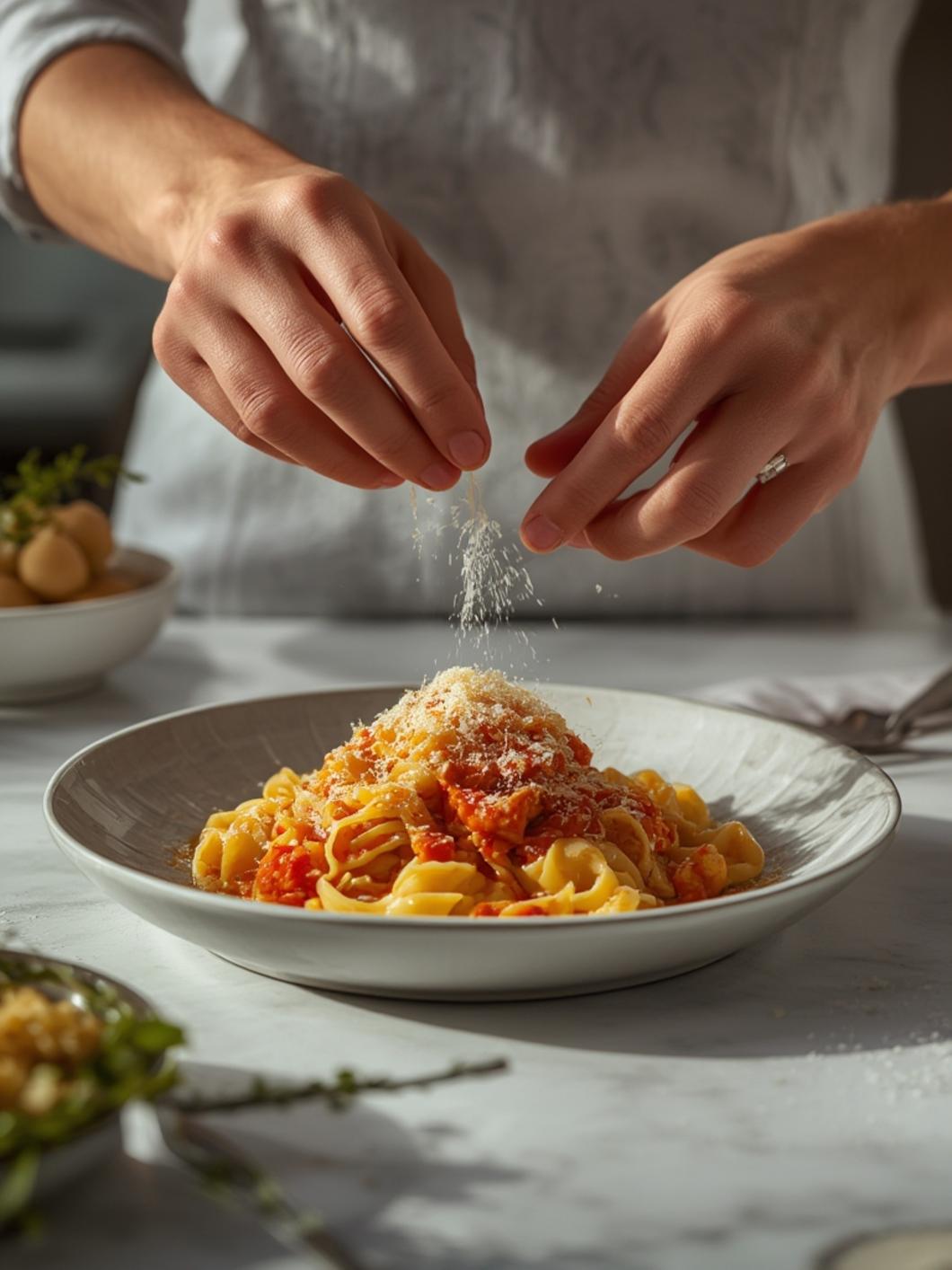 cooking Rigatoni Pasta