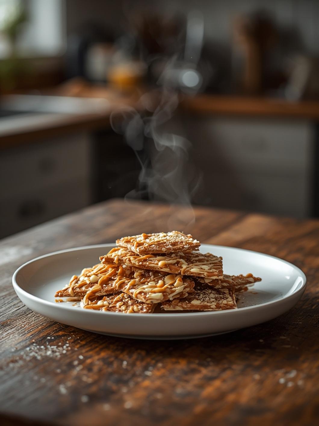Salted Caramel Pretzel Bark