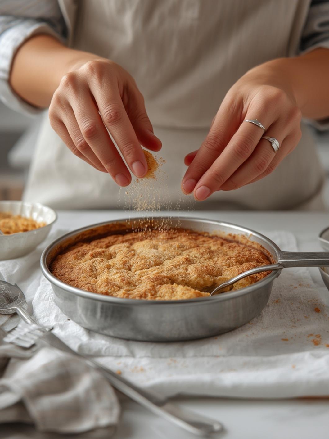 cooking Snickerdoodle Cobbler