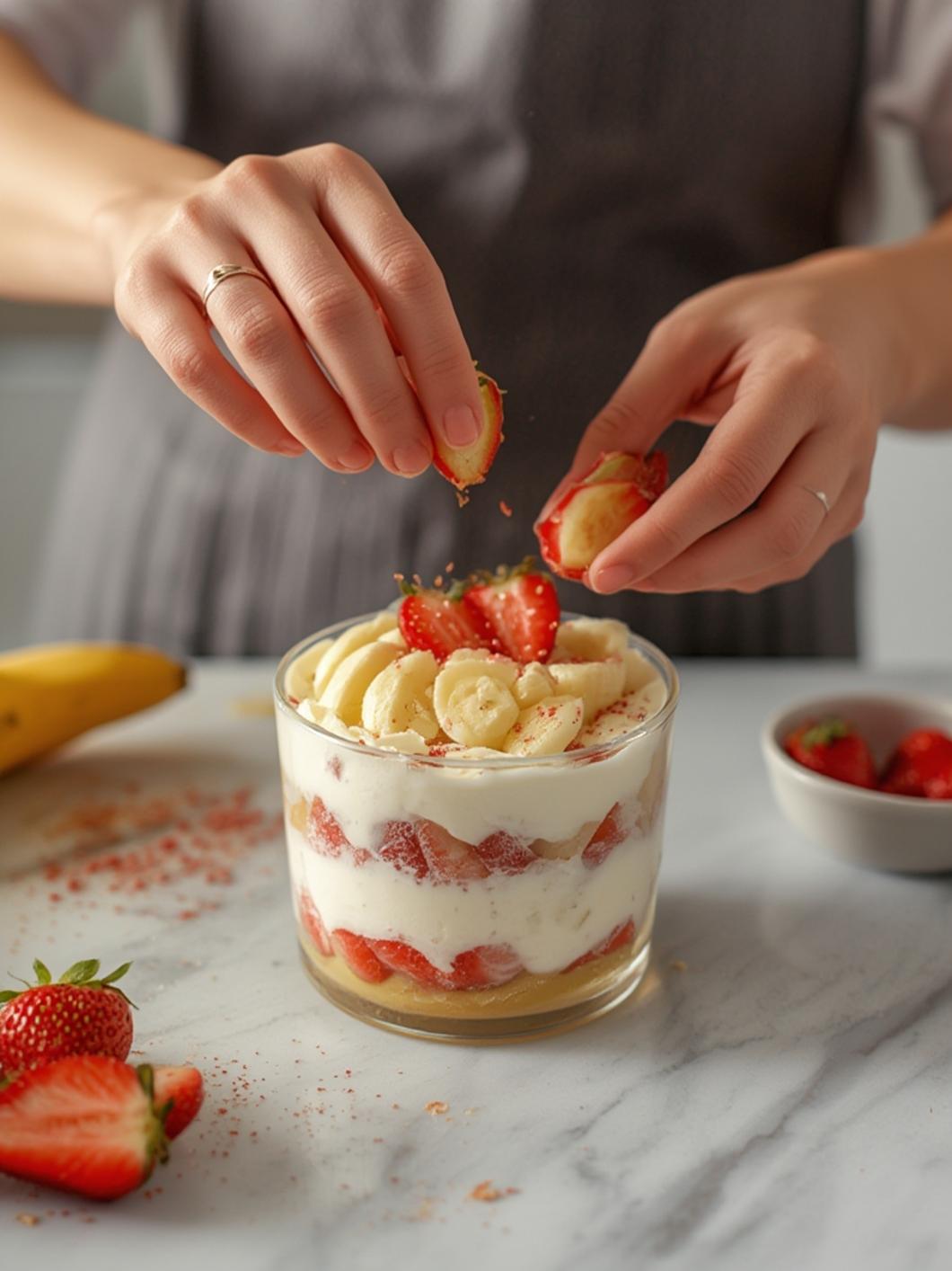 cooking Strawberry Banana Pudding Dream