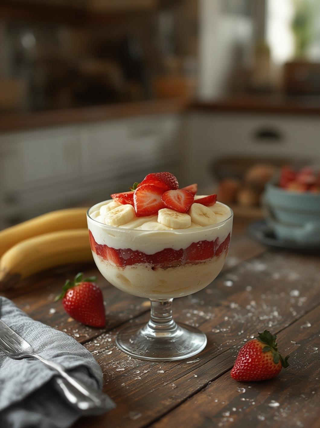 Strawberry Banana Pudding Dream