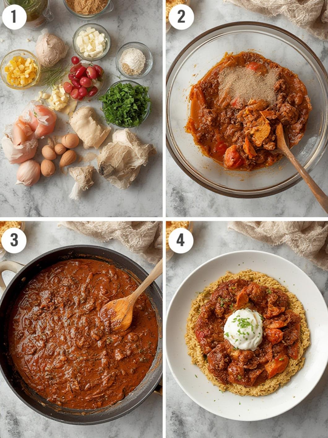 The Best Fudgy Chewy Browkies steps