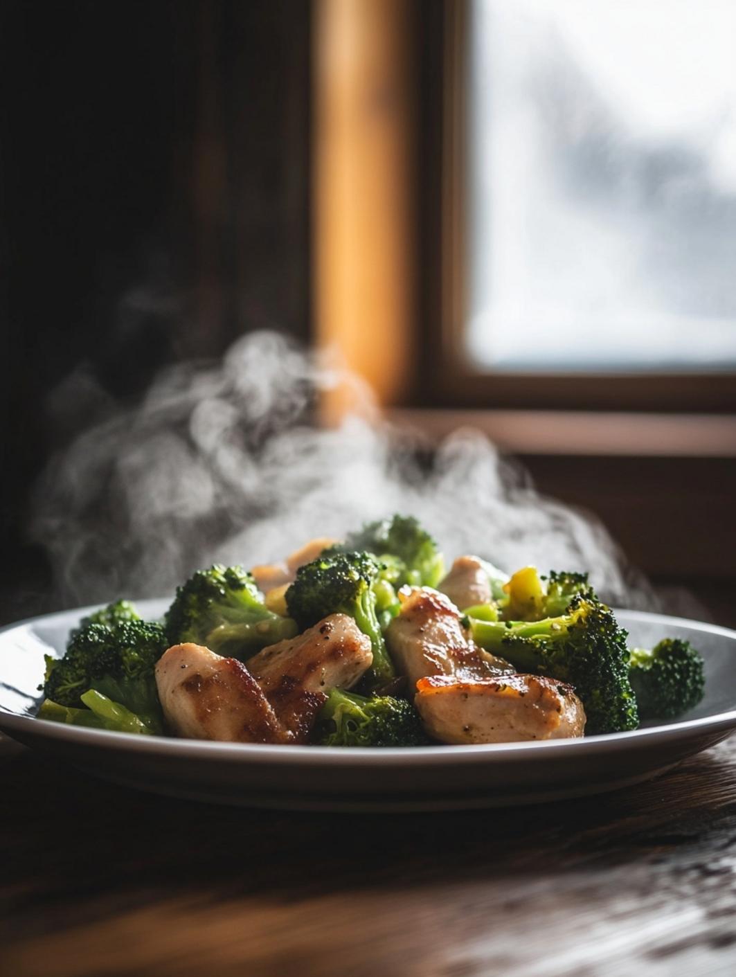Garlic Butter Chicken & Broccoli 15 Min Easy Recipe