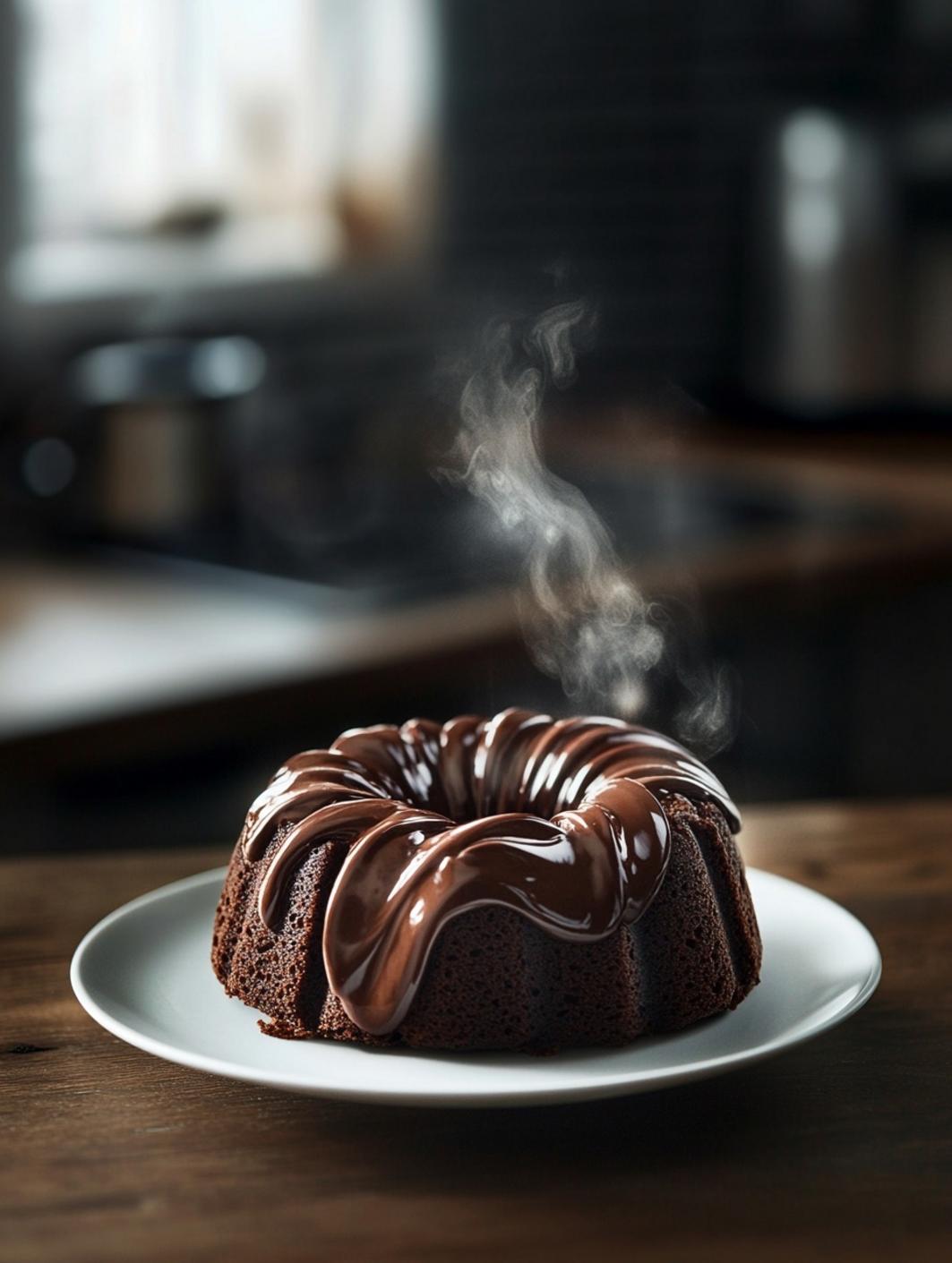 Chocolate Swirl Mousse Bundt Cake