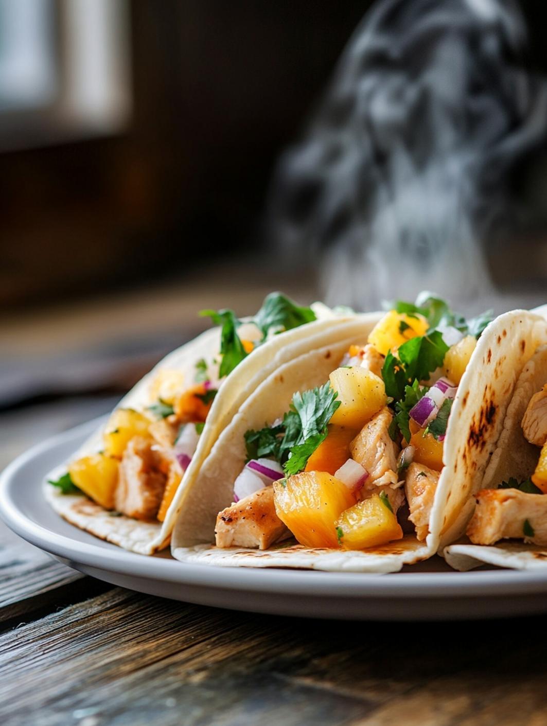 Pineapple Chicken Tacos: Healthy & Flavorful