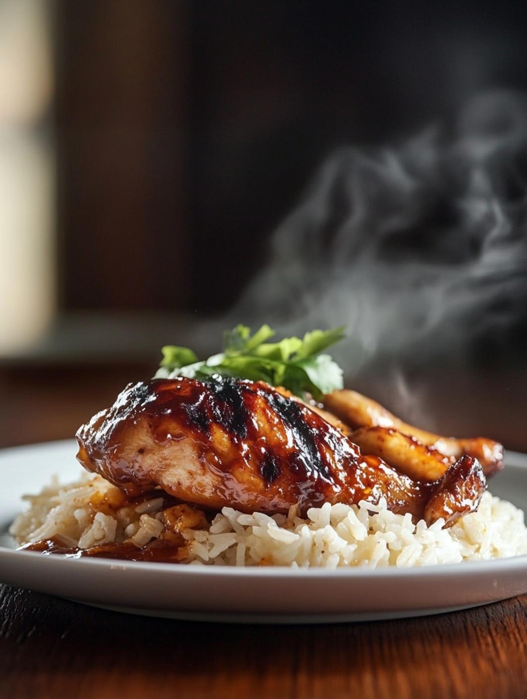 Quick & Healthy Honey BBQ Chicken Rice for Busy Weeknights