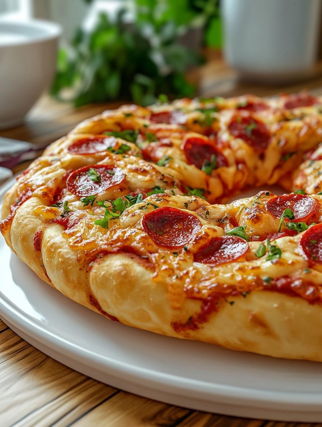 Jumbo Pepperoni Stuffed Pizza Spiral