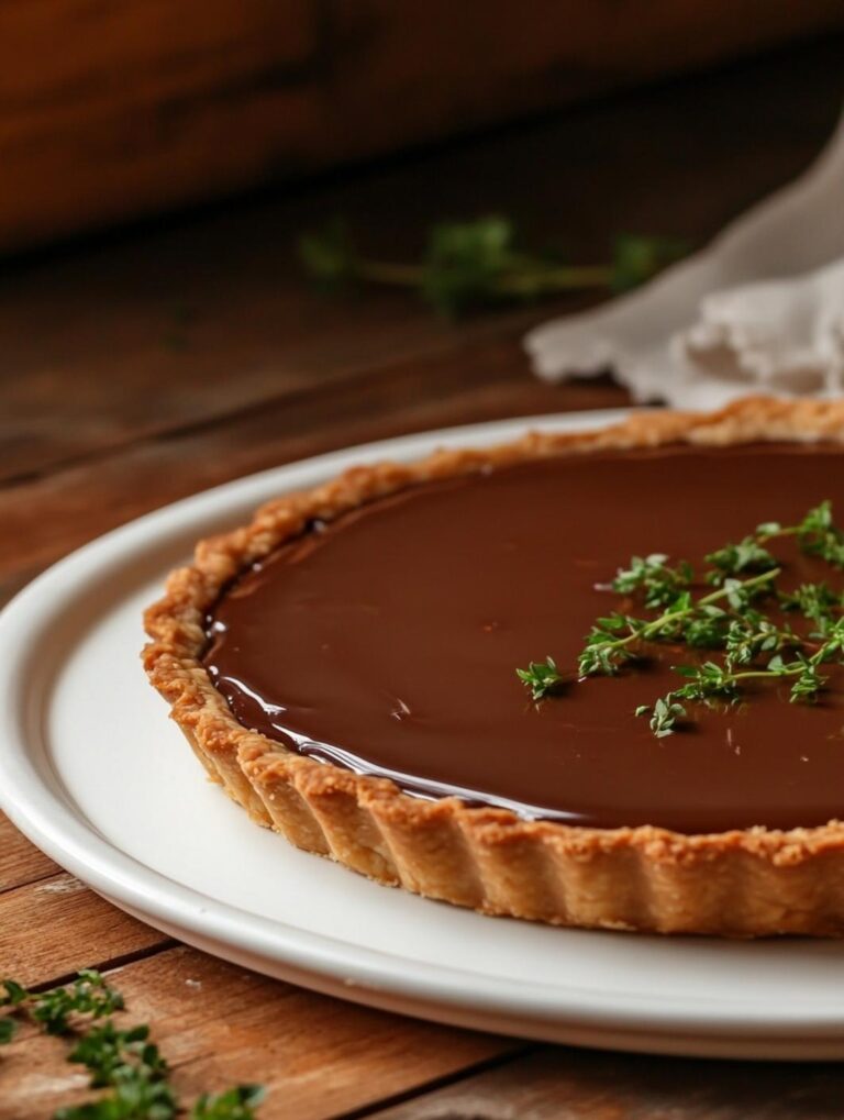 Salted Caramel Chocolate Tart