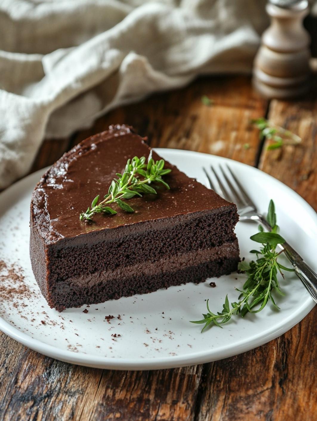 Flourless Chocolate Cake (Gourmet)