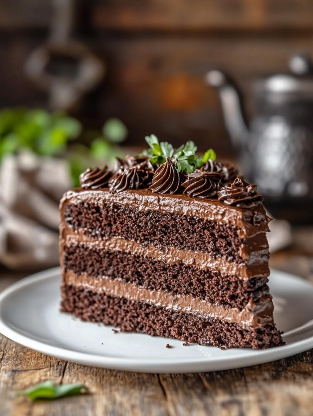 Double Chocolate Layer Cake