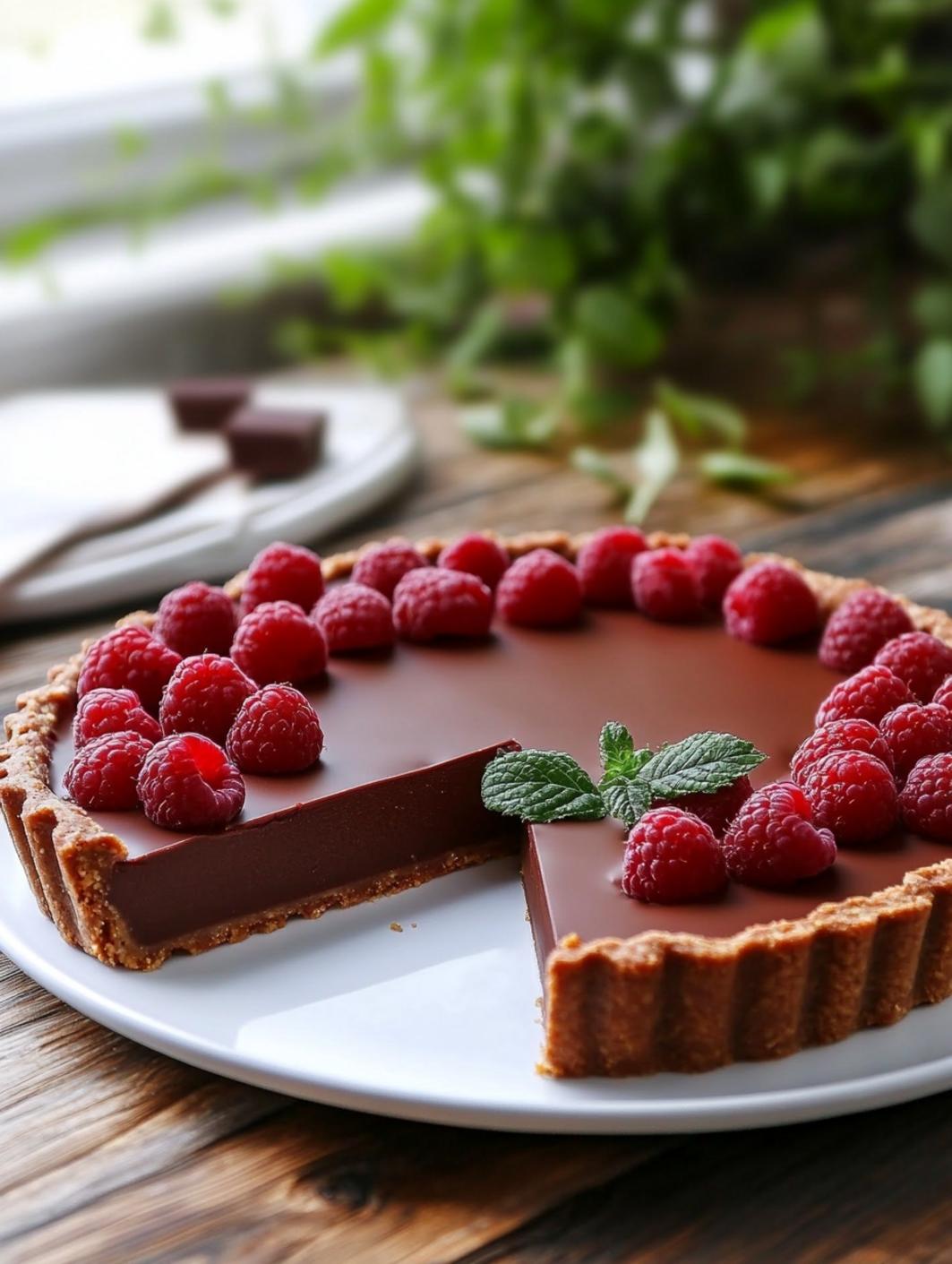 Chocolate Raspberry Tart