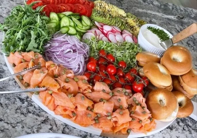 Assorted brunch recipes for a breakfast party featuring healthy and delicious options.